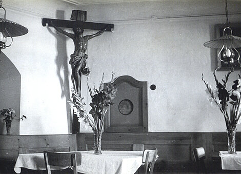 Speisesaal Gasthof Traube 1958
